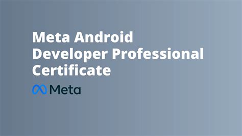 are meta certifications free.